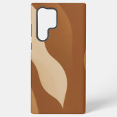 Trendy Mocha Samsung Galaxy S23 Ultra Case Samsung Galaxyケース (裏面)