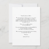 Trendy Modern 3 Wedding Engagement Photos Collage (裏面)