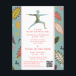 Trendy Modern Boho Yoga Class Advertising チラシ<br><div class="desc">Trendy Modern Boho Yoga Class Advertising Flyers By The Business Card Store.</div>