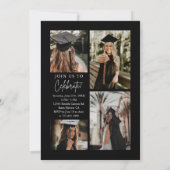 Trendy Modern Casual Photo Graduation 招待状 (裏面)