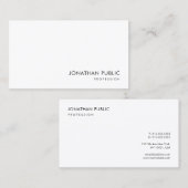 Trendy Modern Minimalist Elegant Design Template 名刺 (正面/裏面)