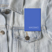 Trendy Modern Minimalist Professional Name 缶バッジ (インサイチュ)