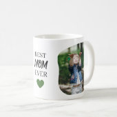 Trendy Modern Mother Best Mom Ever Keepsake  コーヒーマグカップ (正面右)