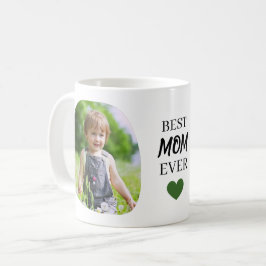 Trendy Modern Mother Best Mom Ever Keepsake コーヒーマグカップ