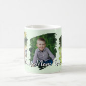 Trendy Modern Mother Best Mom Ever Keepsake  コーヒーマグカップ (中央)