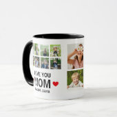 Trendy Modern Mother Best Mom Ever Keepsake マグカップ (正面左)