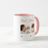 Trendy Modern Mother Best Mom Ever Keepsake マグカップ (正面右)