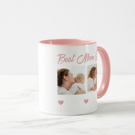 Trendy Modern Mother Best Mom Ever Keepsake マグカップ (正面右)