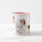 Trendy Modern Mother Best Mom Ever Keepsake  マグカップ (中央)