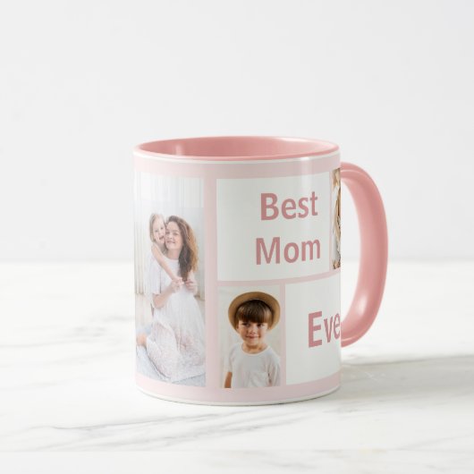 Trendy Modern Mother Best Mom Ever Keepsake  マグカップ (正面右)