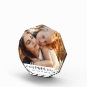 Trendy Modern Personalized  Mother’s Day Gift フォトブロック (右)