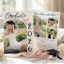 Trendy Modern Photo Graduation