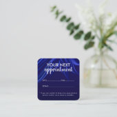 Trendy Modern Salon Appointment Reminder Card 予約カード (スタンド正面)