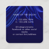 Trendy Modern Salon Appointment Reminder Card 予約カード (裏面)