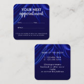 Trendy Modern Salon Appointment Reminder Card 予約カード (正面/裏面)