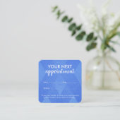 Trendy Modern Salon Appointment Reminder Card 予約カード (スタンド正面)