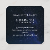 Trendy Modern Salon Appointment Reminder Card 予約カード (裏面)