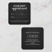 Trendy Modern Salon Appointment Reminder Card 予約カード (正面/裏面)