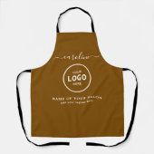  Trendy Modern Salon Logo Apron エプロン (正面)