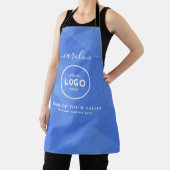  Trendy Modern Salon Logo Apron エプロン (インサイチュ)