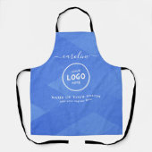 Trendy Modern Salon Logo Apron エプロン (正面)