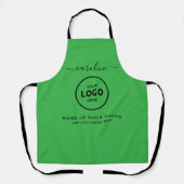 Trendy Modern Salon Logo Apron エプロン (正面)