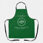  Trendy Modern Salon Logo Apron エプロン (正面)
