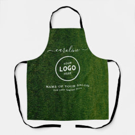 Trendy Modern Salon Logo Apron エプロン