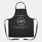 Trendy Modern Salon Logo Apron エプロン (正面)
