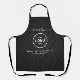 Trendy Modern Salon Logo Apron エプロン