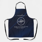  Trendy Modern Salon Logo Apron エプロン (正面)