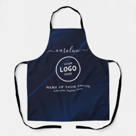 Trendy Modern Salon Logo Apron エプロン
