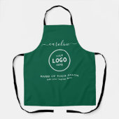  Trendy Modern Salon Logo Apron エプロン (正面)