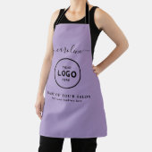  Trendy Modern Salon Logo Apron エプロン (インサイチュ)