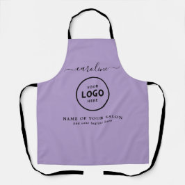  Trendy Modern Salon Logo Apron エプロン