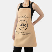 Trendy Modern Salon Logo Apron エプロン (インサイチュ)