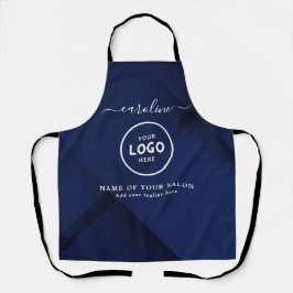 Trendy Modern Salon Logo Apron エプロン