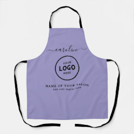  Trendy Modern Salon Logo Apron エプロン