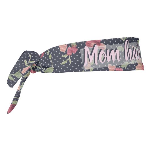 Trendy Mom Hair Don't Care Floral タイヘッドバンド (回転270)