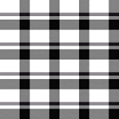 Trendy Monochrome Checkered Blanket Custom Name フリースブランケット