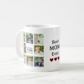 Trendy Mother Best Mom Ever Keepsake コーヒーマグカップ (正面左)