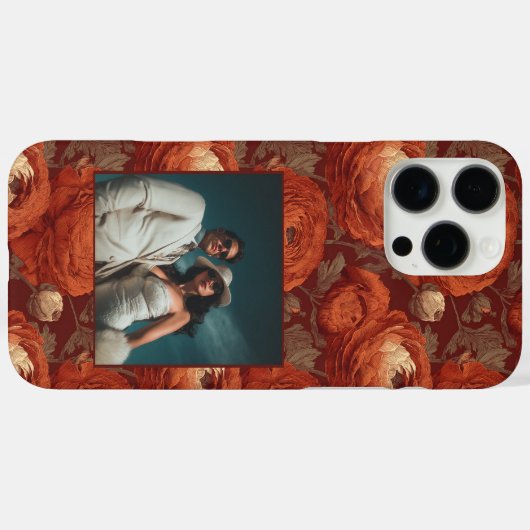 Trendy Mother Gift Ranunculus Flower Photo Case-Mate iPhoneケース (裏面 (横))