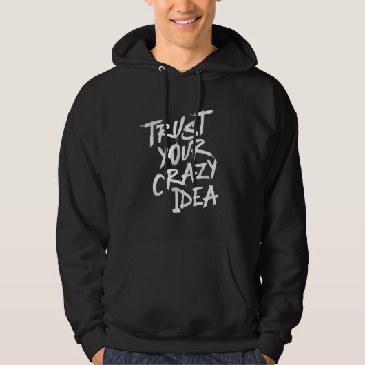 trendy motivational hoodies modern encouraging パーカ (正面)