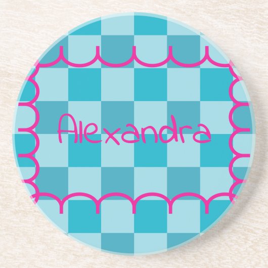 Trendy Name Template Sticker コースター (正面)