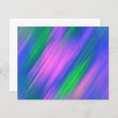 Trendy Neon Bright Blue green pink Abstract (正面/裏面)
