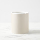 Trendy Oatmeal Beige - Simple Elegant Mug コーヒーマグカップ (中央)