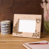 Trendy Our Very First Christmas in JULY レーザー彫刻フレーム (左)