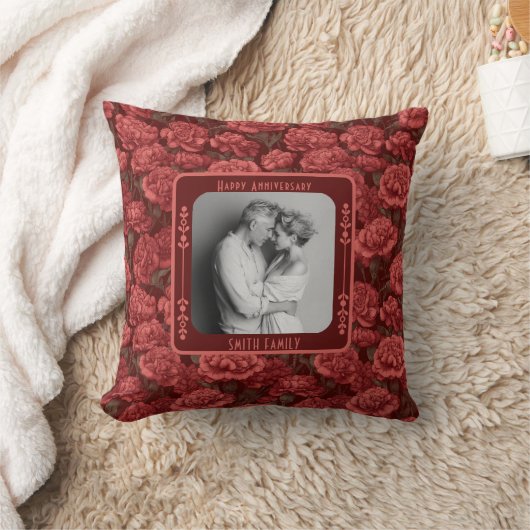 Trendy Parents 15Th Anniversary Throw Pillow クッション (ブランケット)