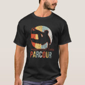 Trendy Parkour I Vintage Parcour  Tシャツ (正面)