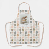 Trendy Pastel Easter Photo Apron | Personalized エプロン (正面)